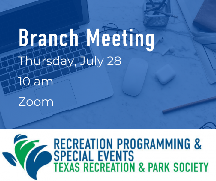 Recreation and Special Events Programming Branch Meeting